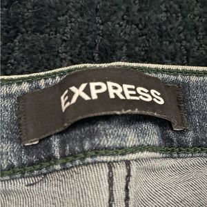 Express Vintage Skinny High Rise Blue Jean Sz 4